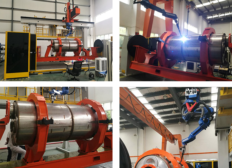 龍門式機器人焊接工作站案例！